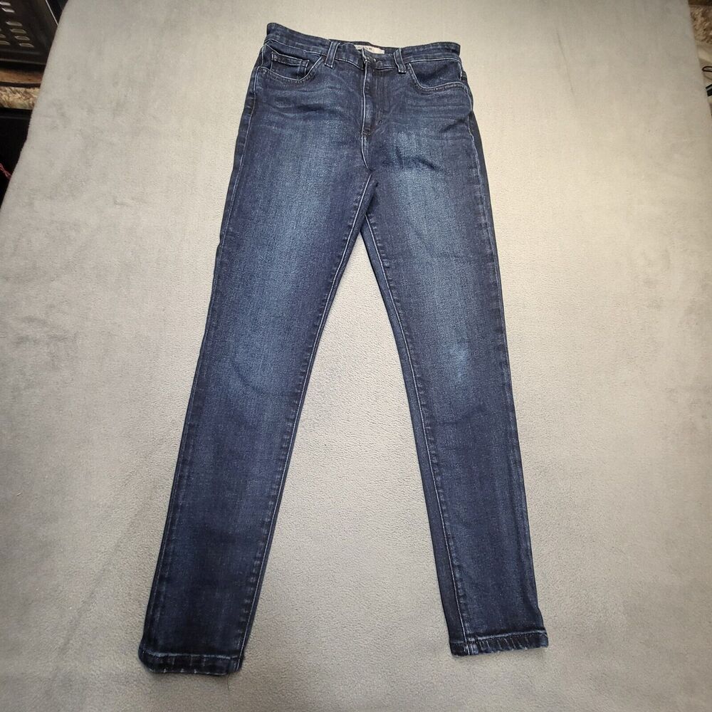 Joes Jeans Womens 28 Blue Skinny Distressed Dark Wash Denim